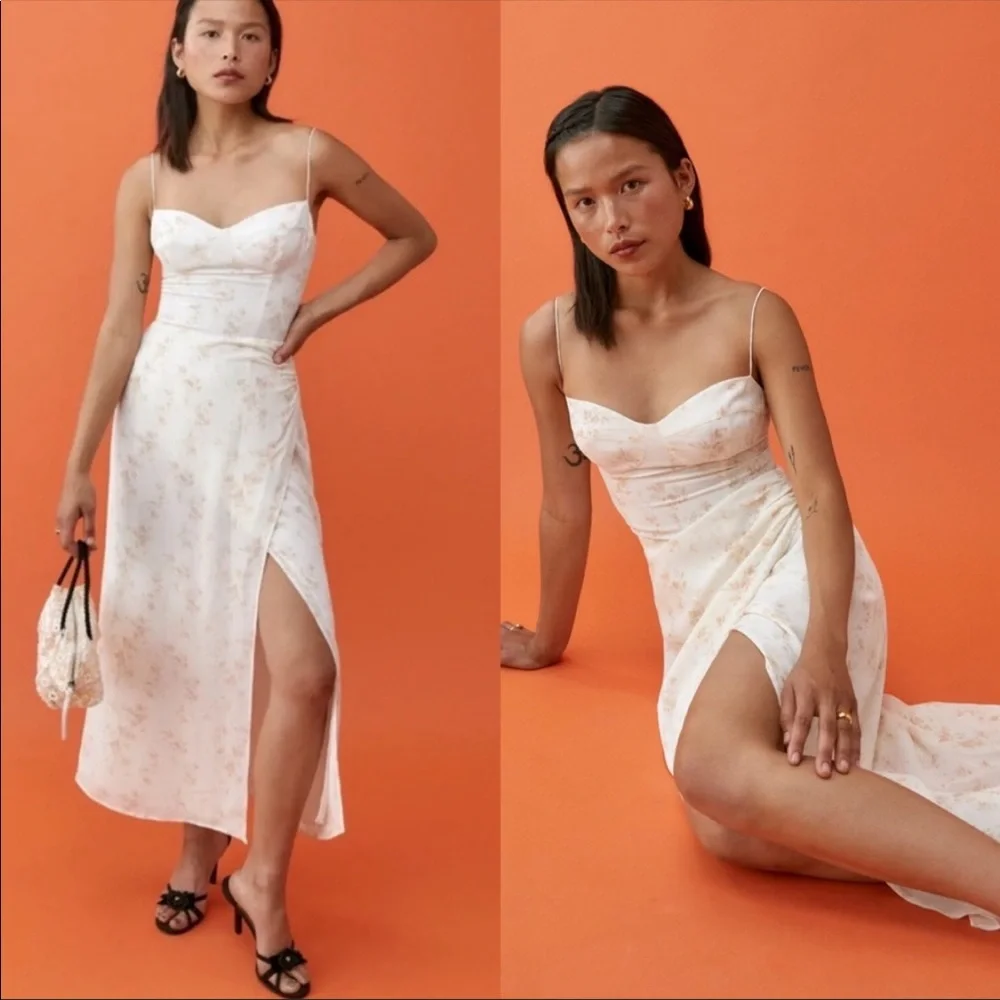 Reformation kourtney dress   in RISO - Picture 3 of 11